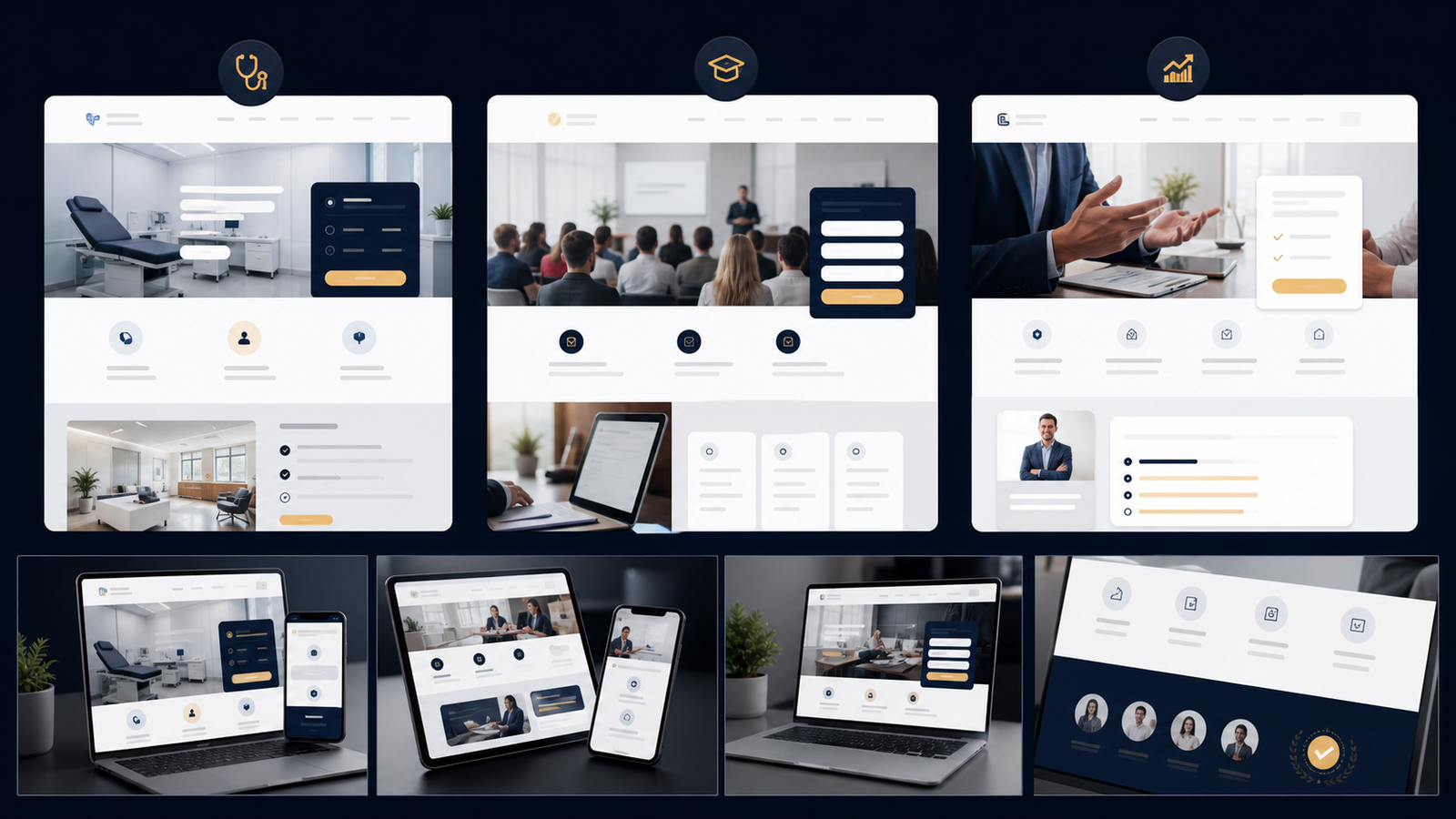 Galeria de ejemplos de webs para servicios